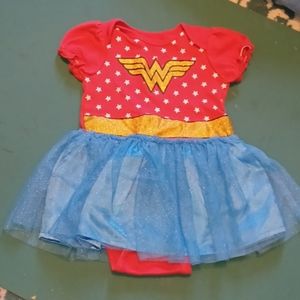 DC Comics Red and Blue Wonder Woman Bodysuit